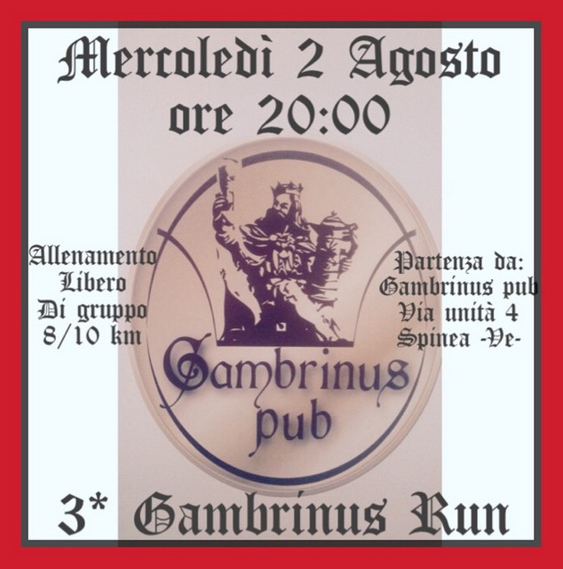 Runspinearun 3^ Gambrinus Run 02_08_2017